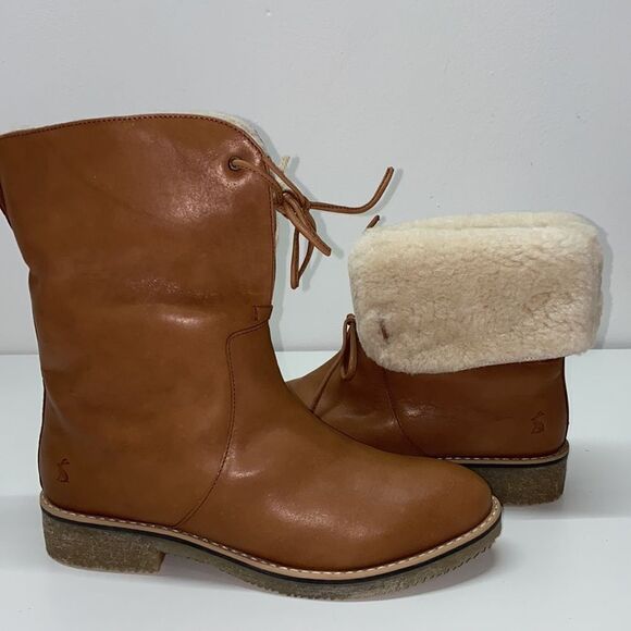 New JoulesHeybrook Genuine Shearling Lined Boot